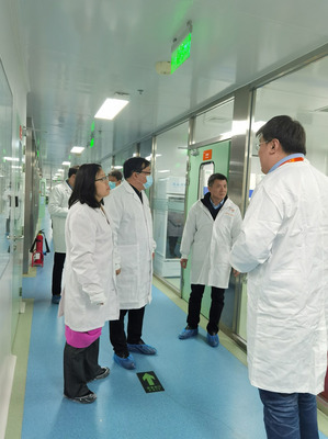 科技部平台中心与喀斯玛领导来我司进行科研试剂研发、生产、应用情况调研